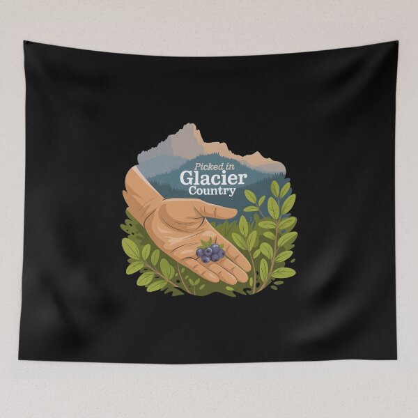 Item preview, Montana Huckleberry Picked In Glacier Country designed and sold by 404wearpl.