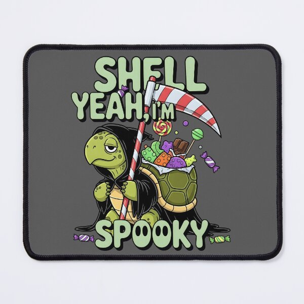 Item preview, Shell Yeah, I'm Spooky — Grim Reaper Turtle designed and sold by Printed Mistakes.