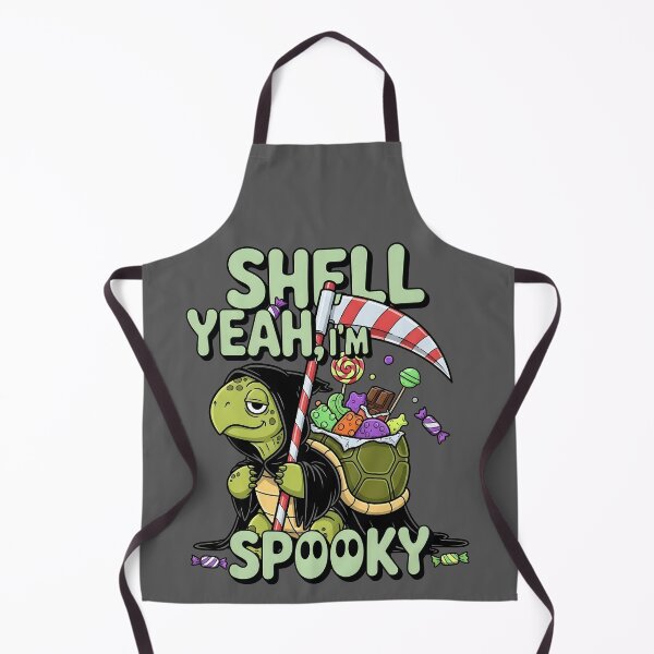 Item preview, Shell Yeah, I'm Spooky — Grim Reaper Turtle designed and sold by Printed Mistakes.