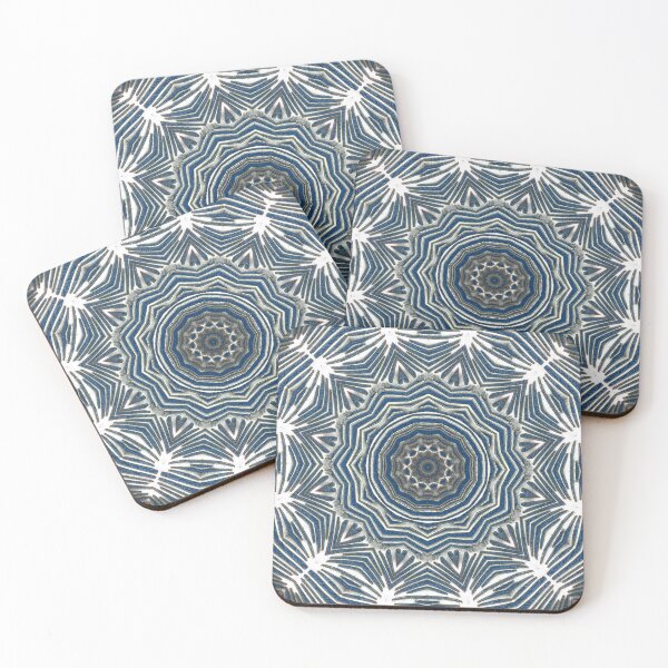 Item preview, Heart and Shine - Gold and Blue Pattern designed and sold by SCArtAndGames.