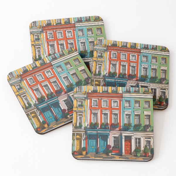 Item preview, POP art apartment fronts designed and sold by Ponted.