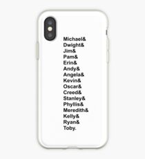 The Office Cast List iPhone Case