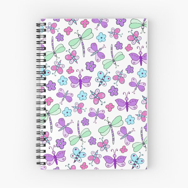 Item preview, Butterflies and dragonflies on a white background designed and sold by Lenamakina.