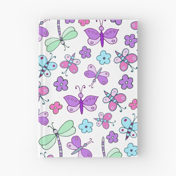 Item preview, Butterflies and dragonflies on a white background designed and sold by Lenamakina.