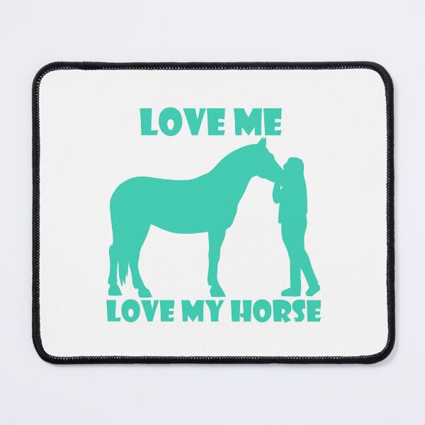 Item preview, Love Me Love My Horse - Dark Mint designed and sold by LysTH.