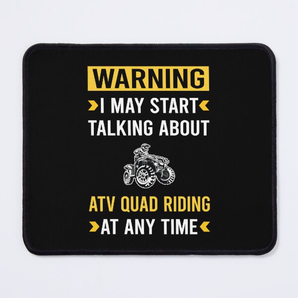 Item preview, Warning ATV Quad Riding designed and sold by Maxxamus.