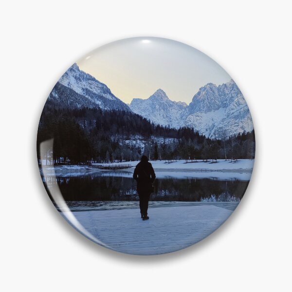 Item preview, Person Admiring Snowy Mountains designed and sold by Tina240210.