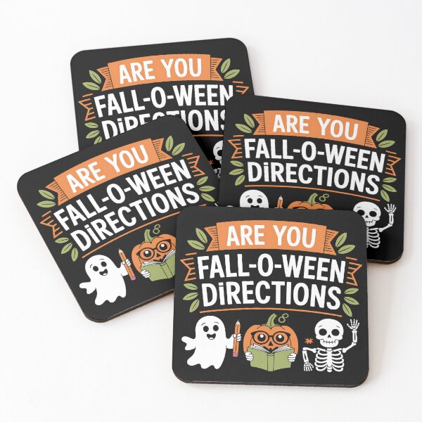 Item preview, Are You Fall O Ween Directions - This funny gift is perfect for teachers, students, and all lovers of Halloween and fall humor. designed and sold by ZyziowskyArt.