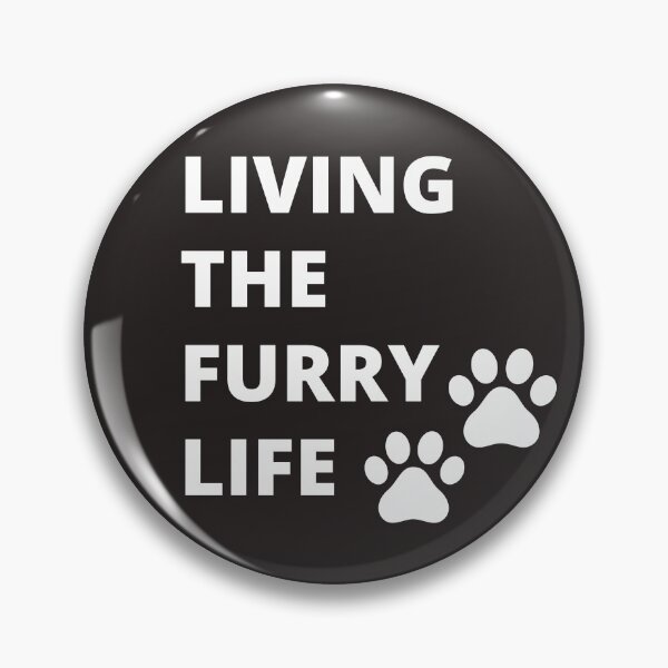 Item preview, Living the Furry Life Paw Print , Dog , Wolf , Puppy , Furry Pet  designed and sold by Surfer Dave Designs.