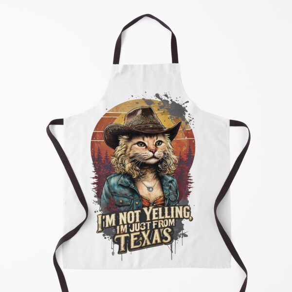 Item preview, Texas Cat Yell - Retro Edition: I'm not yelling im just from Texas designed and sold by point-of-sale.