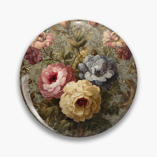 Item preview, Decoupage Vintage Voluminous Flowers Damask 1900 Victorian designed and sold by GrinGalore.