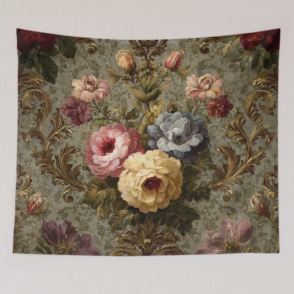 Item preview, Decoupage Vintage Voluminous Flowers Damask 1900 Victorian designed and sold by GrinGalore.