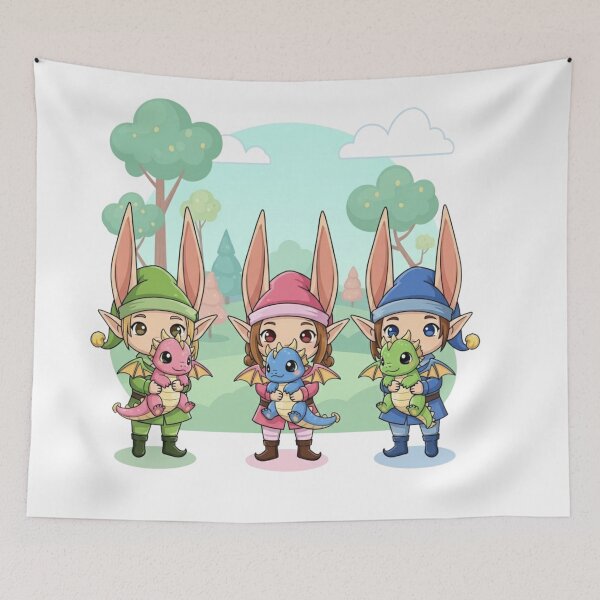 Item preview, Cute elf and dragon designed and sold by PP&RAINBOW SHOP.