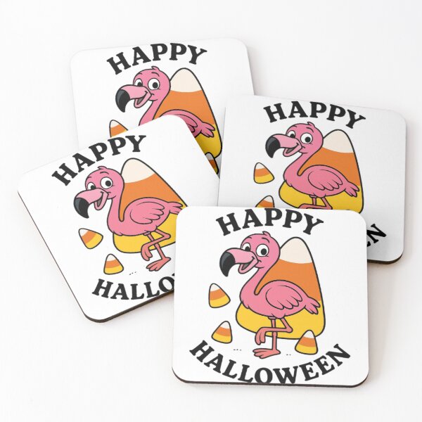 Item preview, Happy Halloween Flamingo  designed and sold by pinkchaossquad.