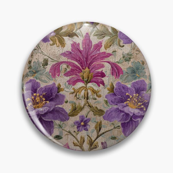 Item preview, Decoupage Vintage Purple Flowers Damask 1900 Victorian designed and sold by GrinGalore.
