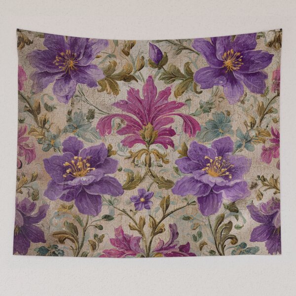 Item preview, Decoupage Vintage Purple Flowers Damask 1900 Victorian designed and sold by GrinGalore.