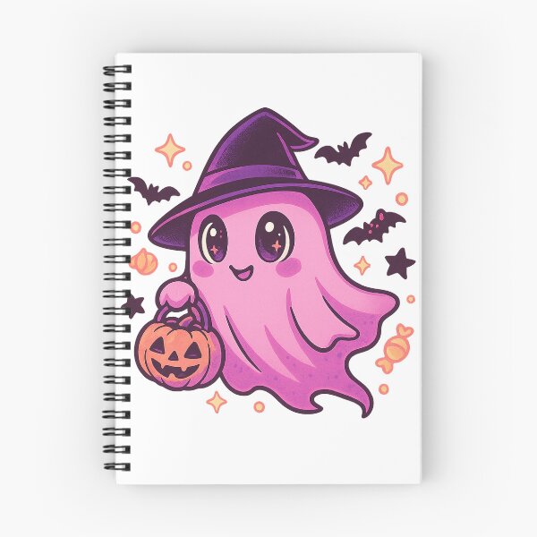 Item preview, Cute Pink Ghost - Gift for Halloween Lover Spooky Pink Art designed and sold by Jarminis.