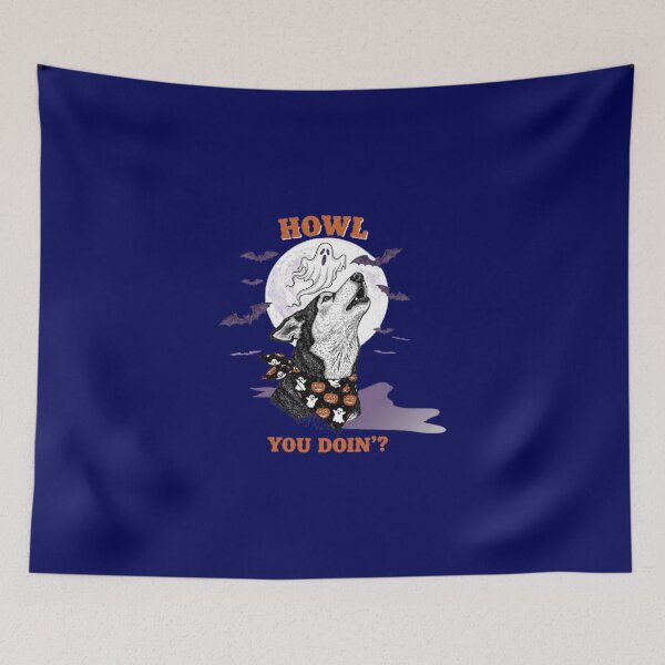 Item preview, A funny dog boo Halloween (Howl you doin) designed and sold by halazidan.