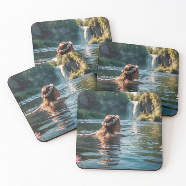 Item preview, A Victorian Woman’s Swim in Nature’s Flow designed and sold by BlareBlare.