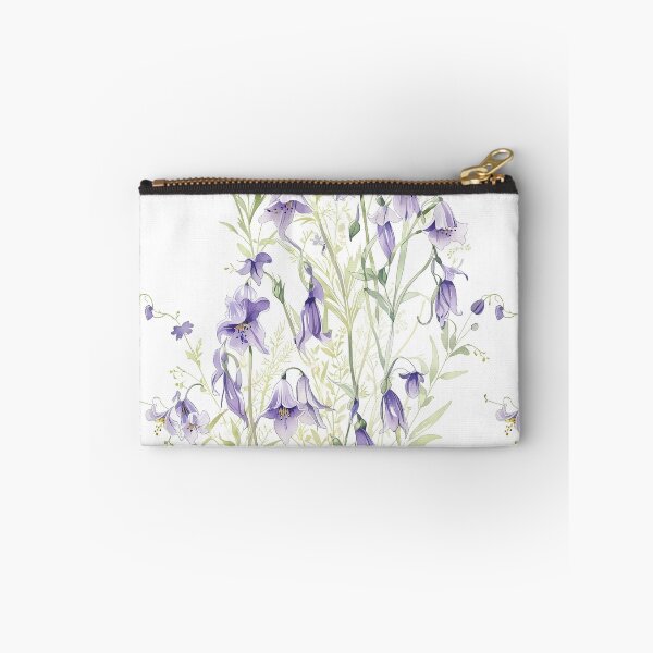 Item preview, Elegant Watercolor Illustration of Purple Bellflowers designed and sold by CoolPixels.