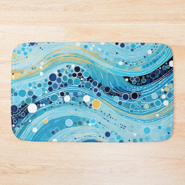 Item preview, Aboriginal Inspired Dot Art - With Cold Streams designed and sold by GrinGalore.