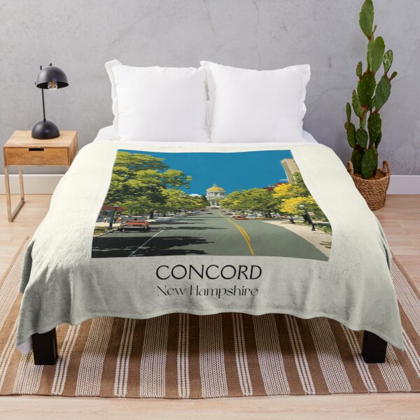 Item preview, Concord New Hampshire Travel Poster | Vintage State House Wall Art designed and sold by TuncGK.