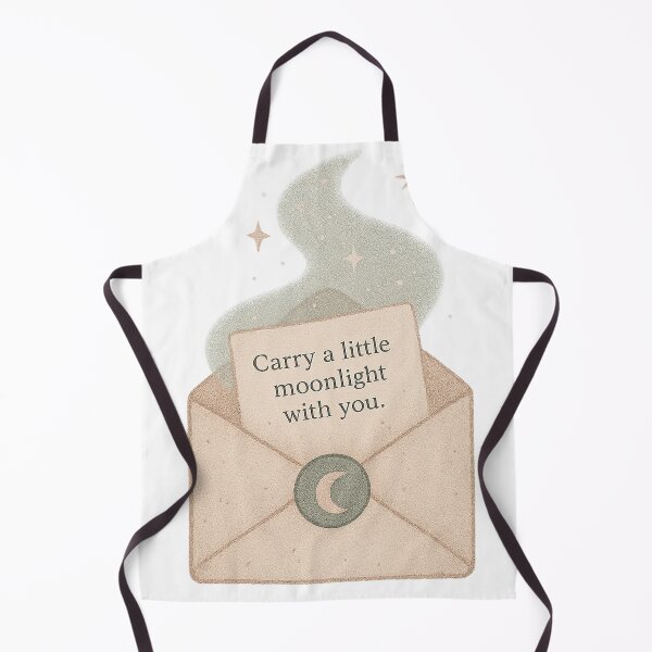 Item preview, Carry a Little Moonlight With You | Celestial Cottagecore Witchy Art designed and sold by HerDreamCodes.