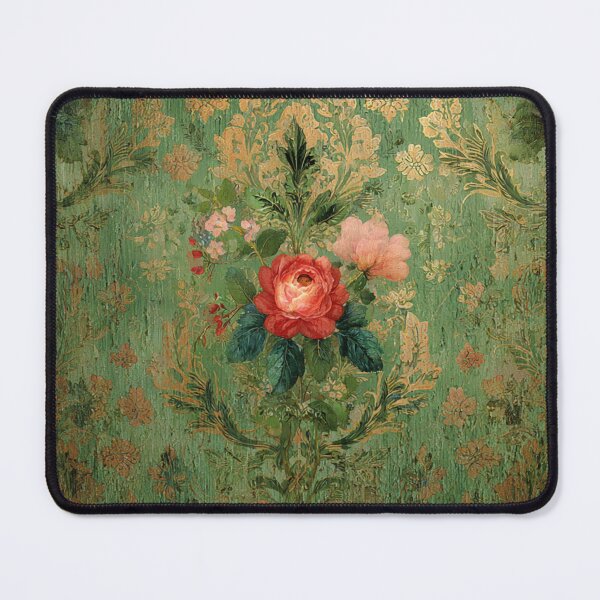 Item preview, Decoupage Vintage Scarlet Rose Damask 1900 Victorian designed and sold by GrinGalore.