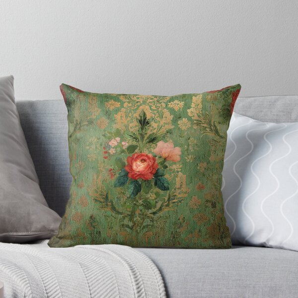 Item preview, Decoupage Vintage Scarlet Rose Damask 1900 Victorian designed and sold by GrinGalore.