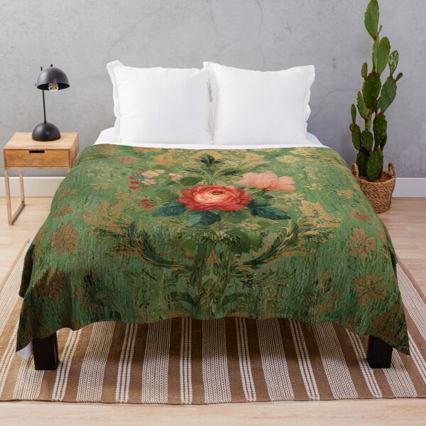 Item preview, Decoupage Vintage Scarlet Rose Damask 1900 Victorian designed and sold by GrinGalore.