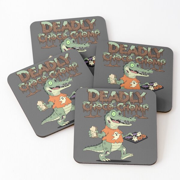Item preview, Deadly Choco-Chomp — Zombie Crocodile Halloween designed and sold by Printed Mistakes.