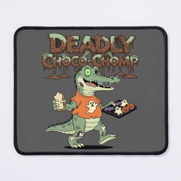 Item preview, Deadly Choco-Chomp — Zombie Crocodile Halloween designed and sold by Printed Mistakes.