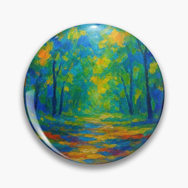 Item preview, Color trail through luminous forest designed and sold by Sigtrix.