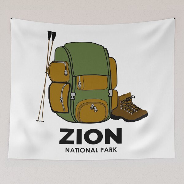 Item preview, Zion National Park Backpack designed and sold by Esskay Designs.