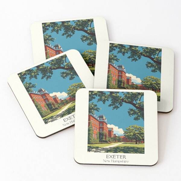 Item preview, Exeter New Hampshire Travel Poster | Phillips Exeter Academy Wall Art designed and sold by TuncGK.