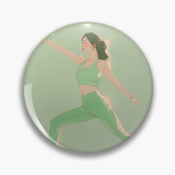 Item preview, Yoga Pose Illustration – Minimal Wellness Art 2 designed and sold by AsaanaDesign.