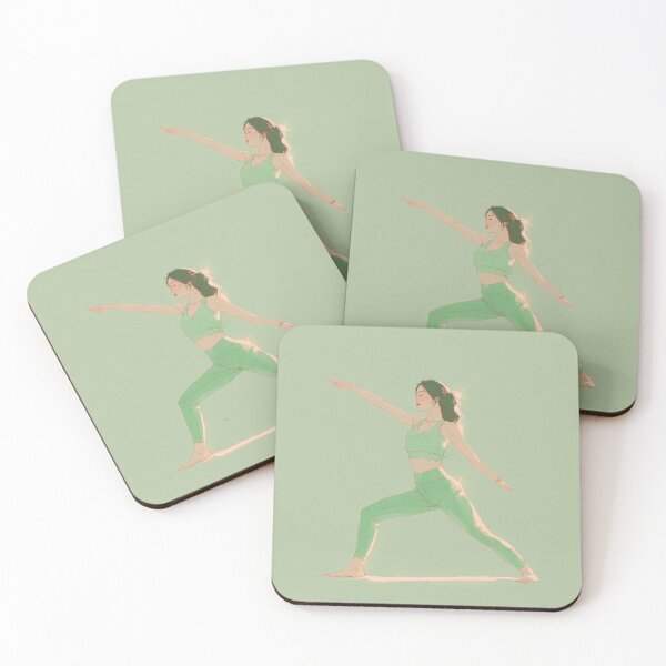 Item preview, Yoga Pose Illustration – Minimal Wellness Art 2 designed and sold by AsaanaDesign.