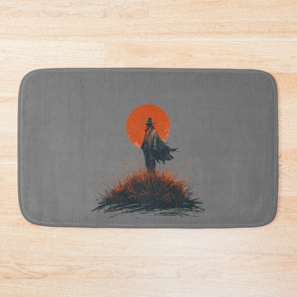 Item preview, Pumpkin head scarecrow under a red full moon – Halloween Gothic Design designed and sold by Meiersbeste.