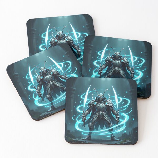 Item preview, Mystic Insectoid Warrior with Dual Blades designed and sold by PrintBreeze.