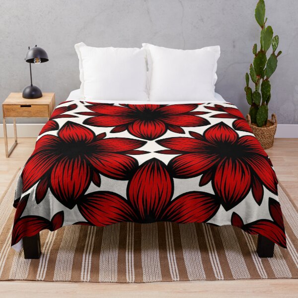 Item preview, Crimson Bloom Pattern designed and sold by Kaleidoscope Print.