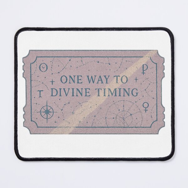 Item preview, One Way to Divine Timing | Astrology Vintage Train Ticket Celestial Art designed and sold by HerDreamCodes.