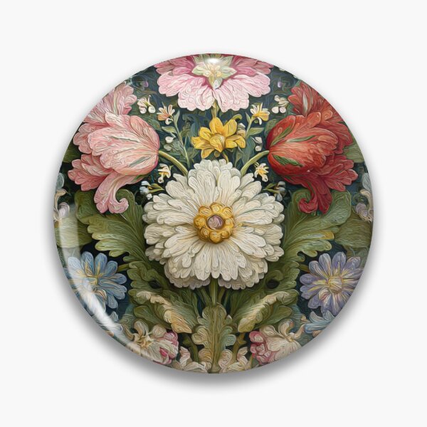 Item preview, Decoupage Vintage Bouquet of Flowers Damask 1900 Victorian designed and sold by GrinGalore.