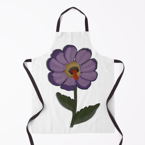 Item preview, Creepy Halloween Flower- Spooky Purple Plant Monster Design  designed and sold by DaisyDeesign.