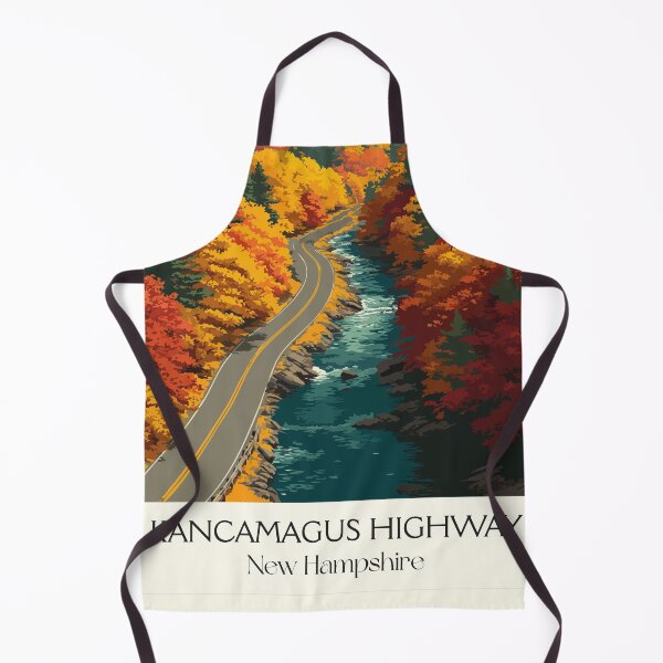Item preview, Kancamagus Highway NH Travel Poster | Vintage Fall Foliage Scenic Drive Art designed and sold by TuncGK.