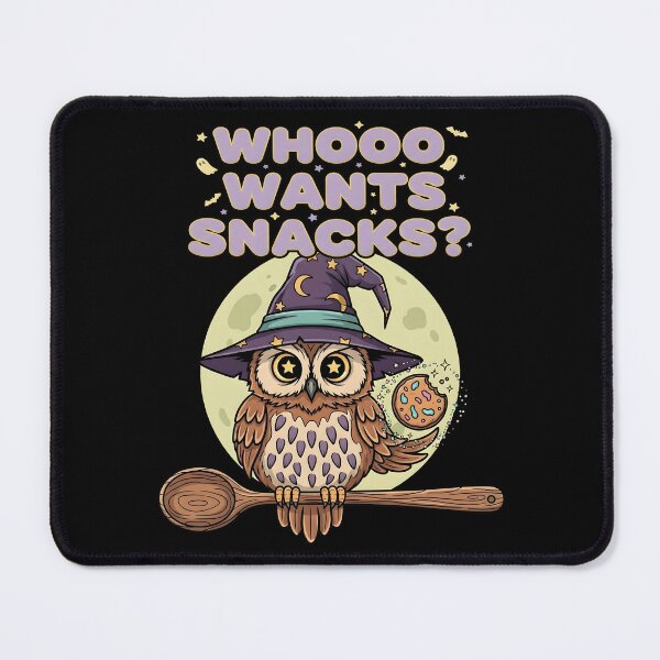 Item preview, Whooo Wants Snacks? — Cute Owl Witch Halloween designed and sold by Printed Mistakes.