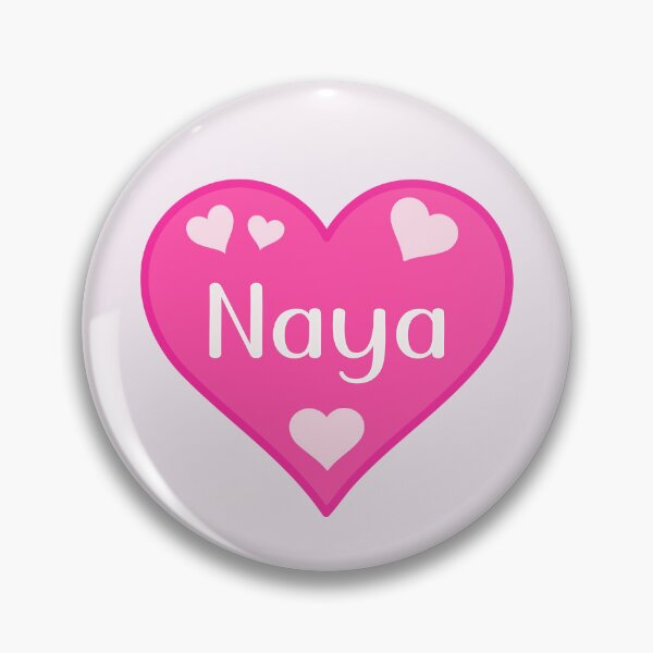 Item preview, Naya Name Pink Heart  designed and sold by Jeallan Designs.