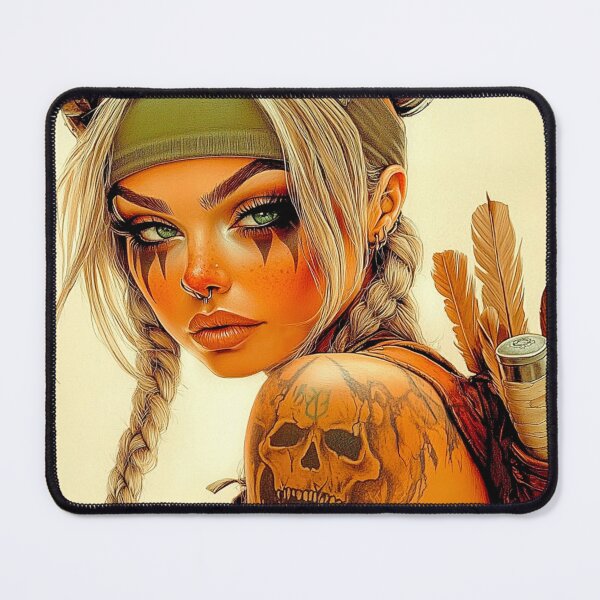 Item preview, 	Tribal Warrior Woman – Fantasy Tattoo Art designed and sold by Studioderi.