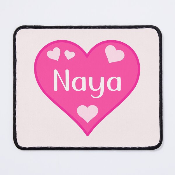 Item preview, Naya Name Pink Heart designed and sold by Jeallan Designs.