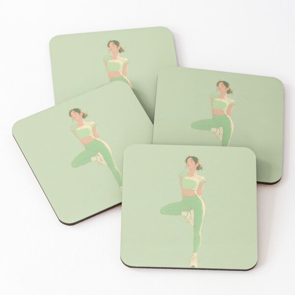 Item preview, Yoga Pose Illustration – Minimal Wellness Art 4 designed and sold by AsaanaDesign.