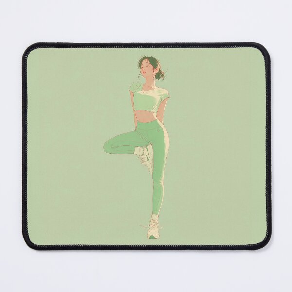Item preview, Yoga Pose Illustration – Minimal Wellness Art 4 designed and sold by AsaanaDesign.